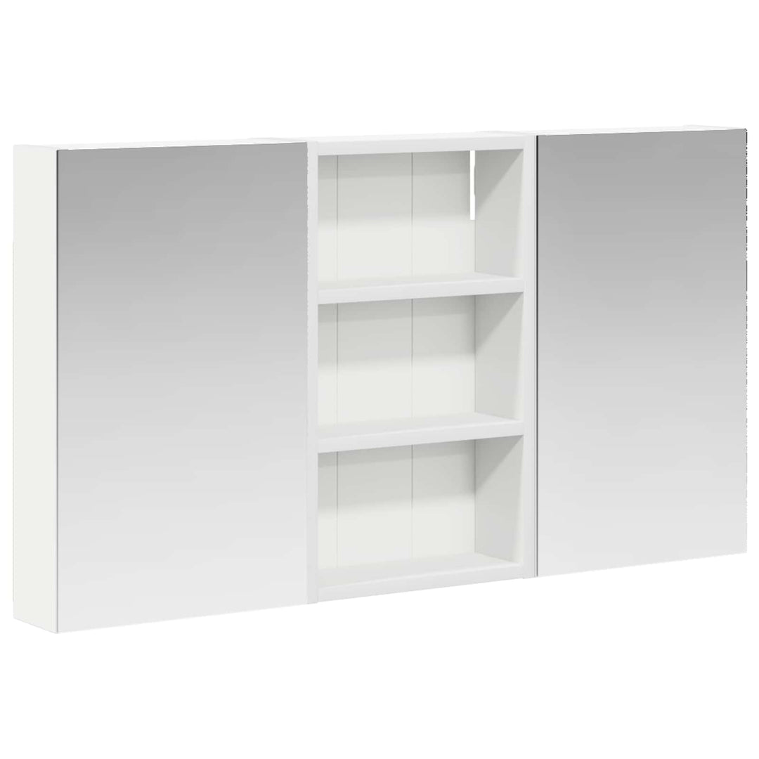 Badeværelsesskabsæt 3 pcs 90 x 10,5 x 50 cm Konstrueret træ