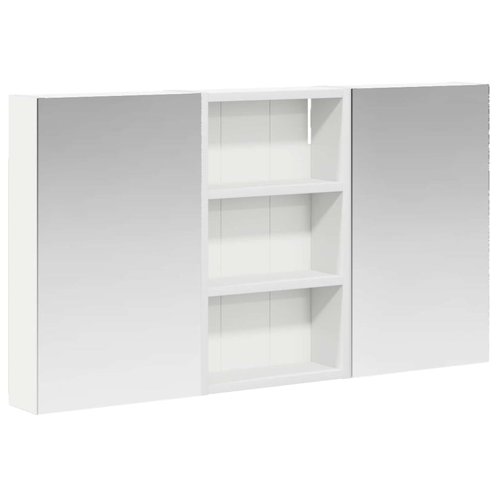 Badeværelsesskabsæt 3 pcs 90 x 10,5 x 50 cm Konstrueret træ