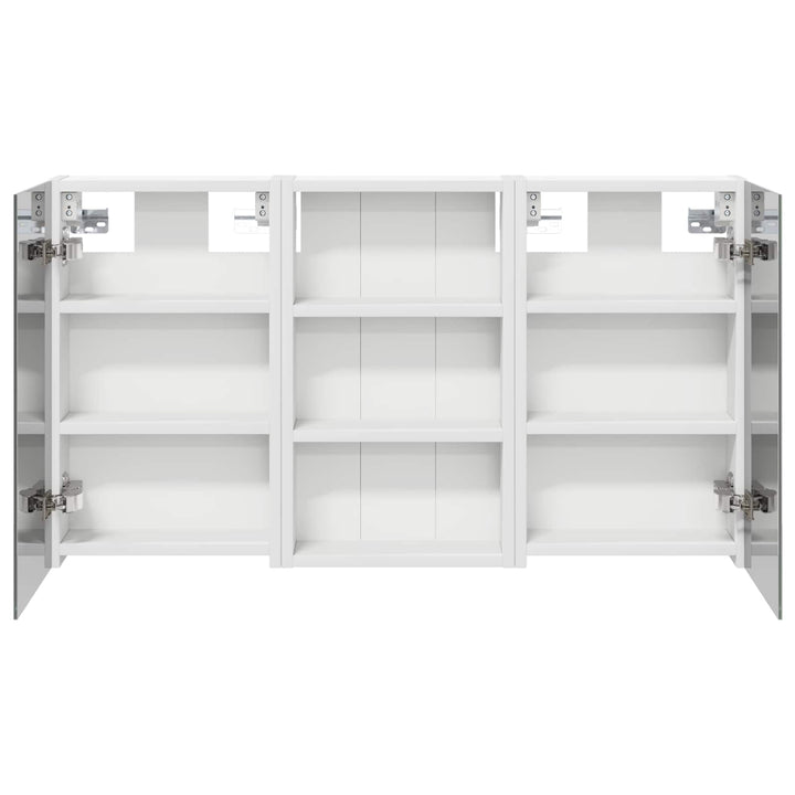 Badeværelsesskabsæt 3 pcs 90 x 10,5 x 50 cm Konstrueret træ