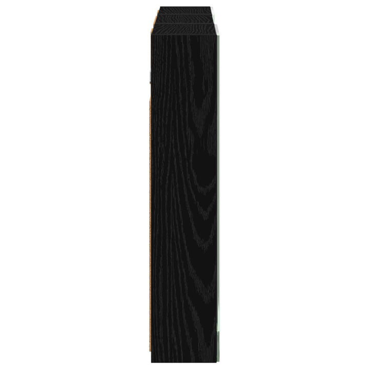 Badeværelsesskabsæt 3 stk. 90 x 10,5 x 50 cm Konstrueret træ