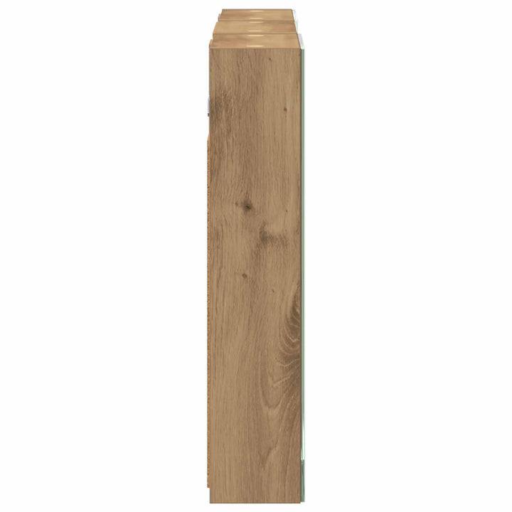 Badeværelsesskabsæt 3 pcs 90 x 10,5 x 50 cm Konstrueret træ