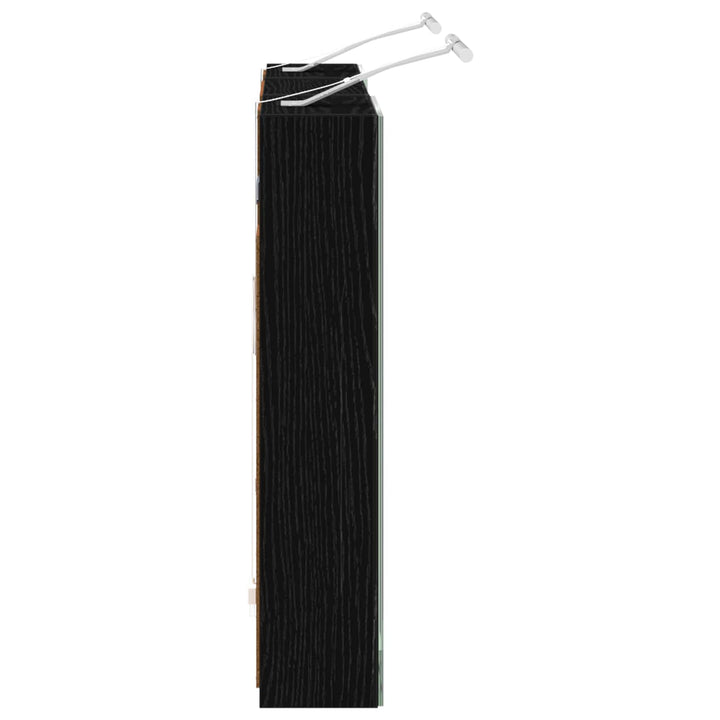 Badeværelsesskabsæt 3 stk. 90 x 10,5 x 50 cm Konstrueret træ