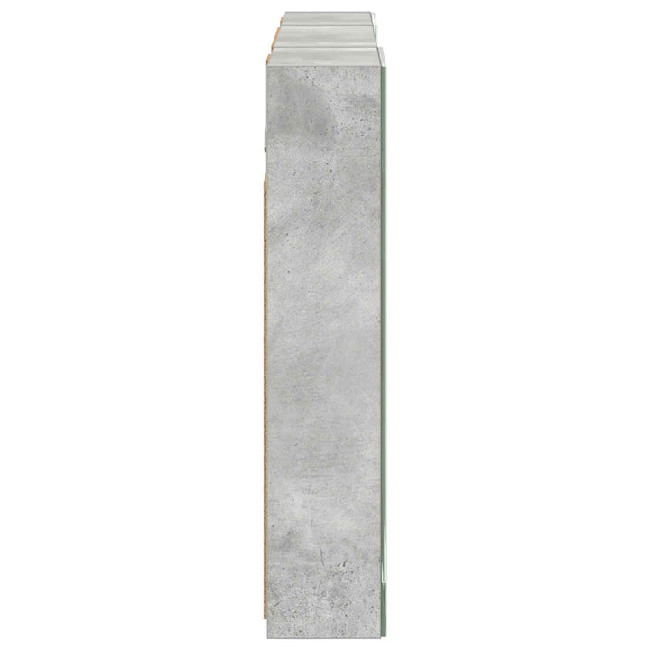 Badeværelsesskabsæt 3 pcs 100 x 10,5 x 50 cm Konstrueret træ