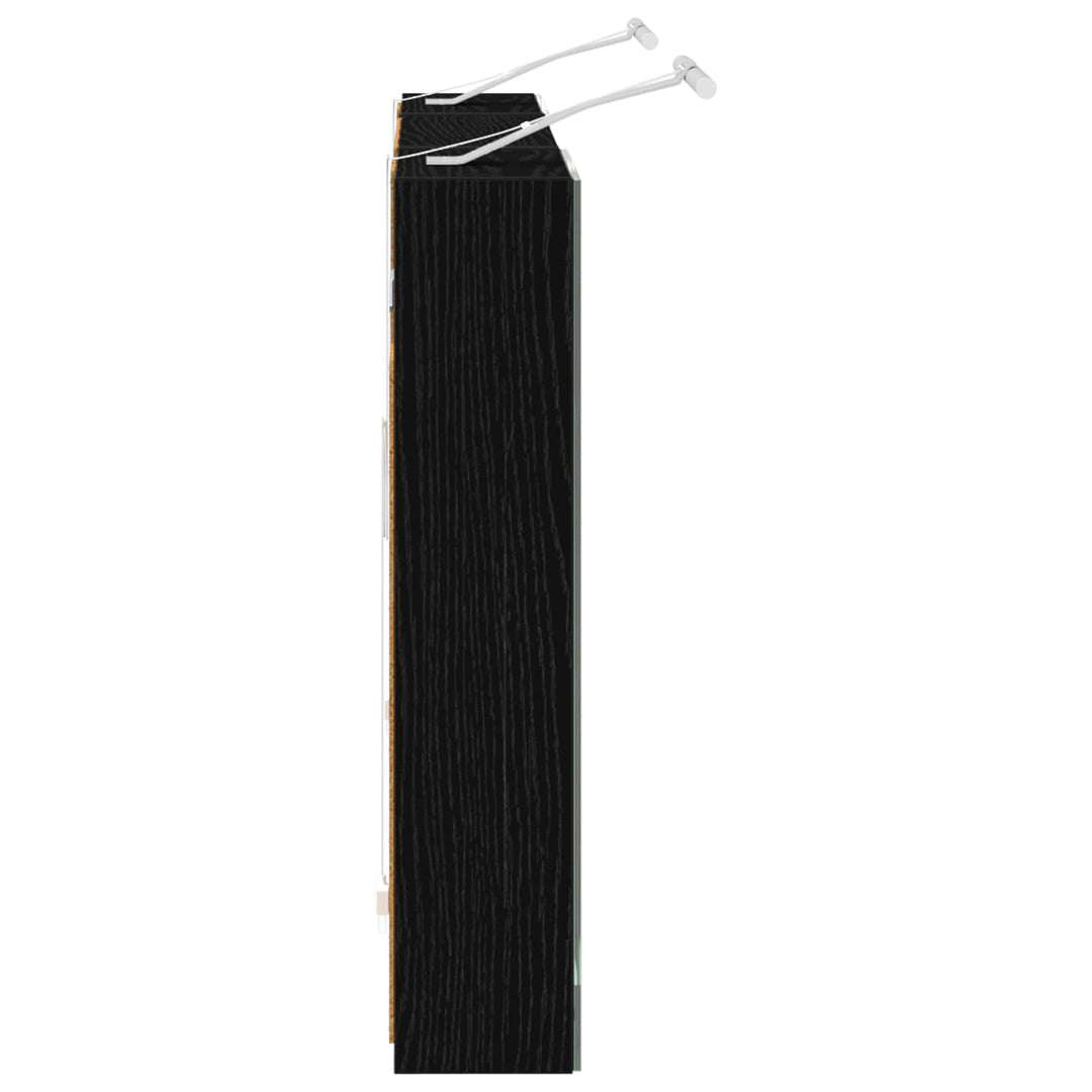 Badeværelsesskabsæt 3 pcs 100 x 10,5 x 50 cm Konstrueret træ