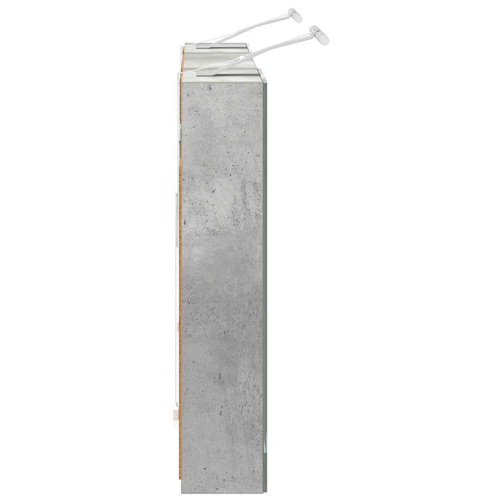 Badeværelsesskabsæt 3 pcs 100 x 10,5 x 50 cm Konstrueret træ