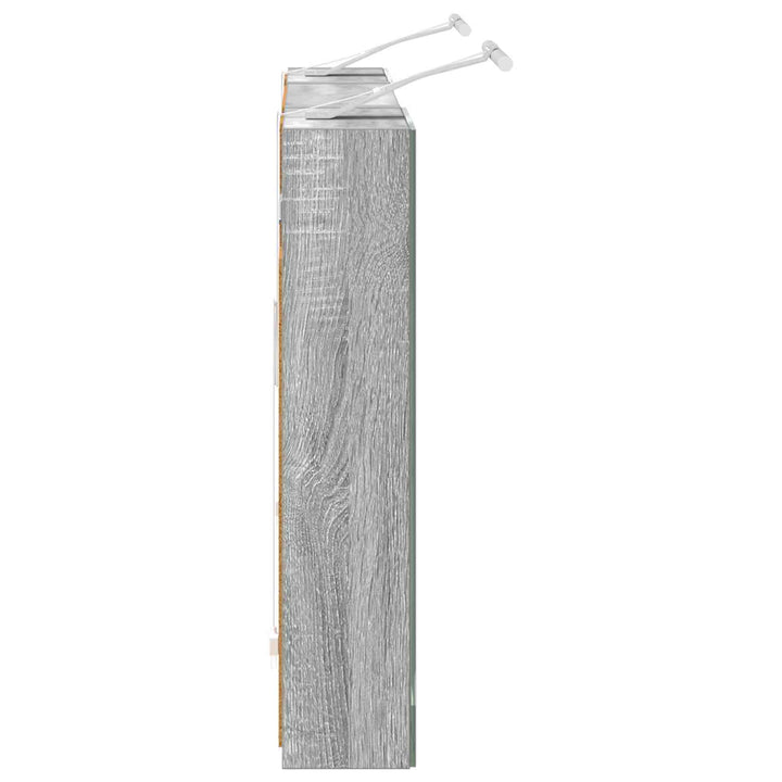 Badeværelsesskabsæt 3 pcs 100 x 10,5 x 50 cm Konstrueret træ