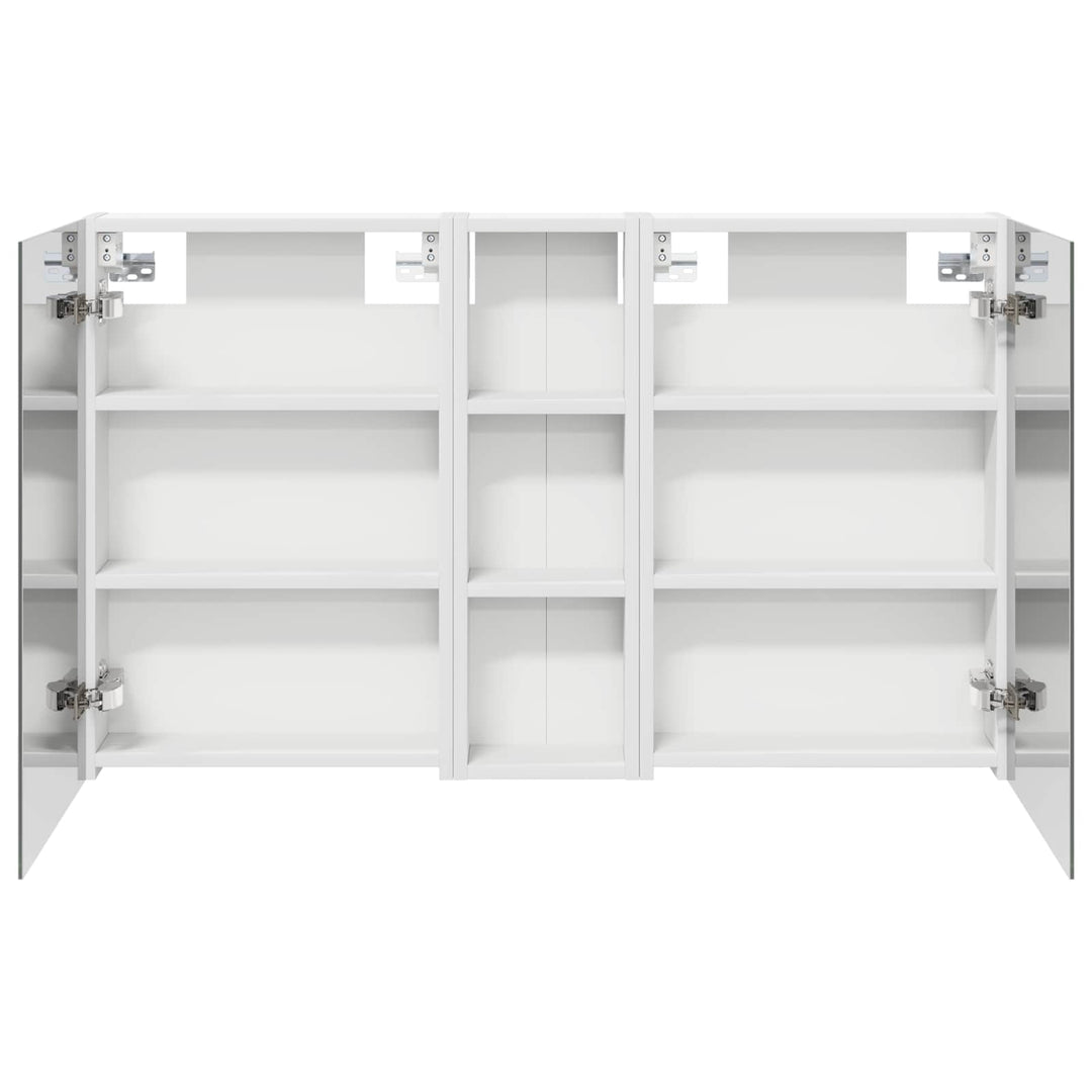 Badeværelsesskabsæt 3 pcs 100 x 10,5 x 60,5 cm Konstrueret træ