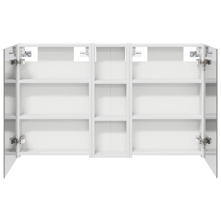 Badeværelsesskabsæt 3 pcs 100 x 10,5 x 60,5 cm Konstrueret træ
