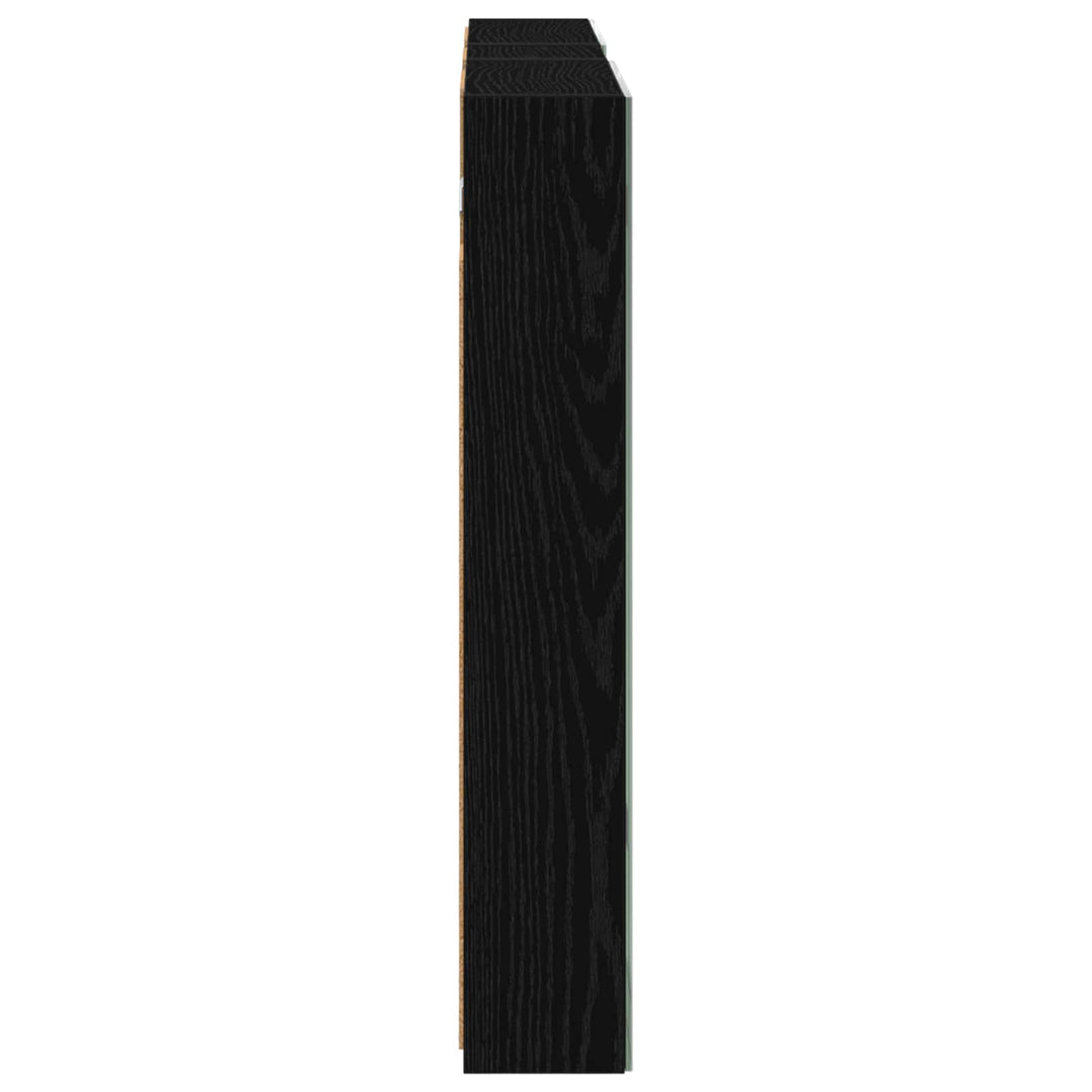Badeværelsesskabsæt 3 stk. 100 x 10,5 x 60,5 cm Konstrueret træ