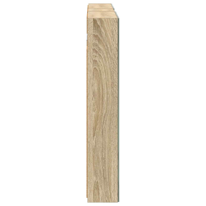 Badeværelsesskabsæt 3 pcs 100 x 10,5 x 60,5 cm Konstrueret træ