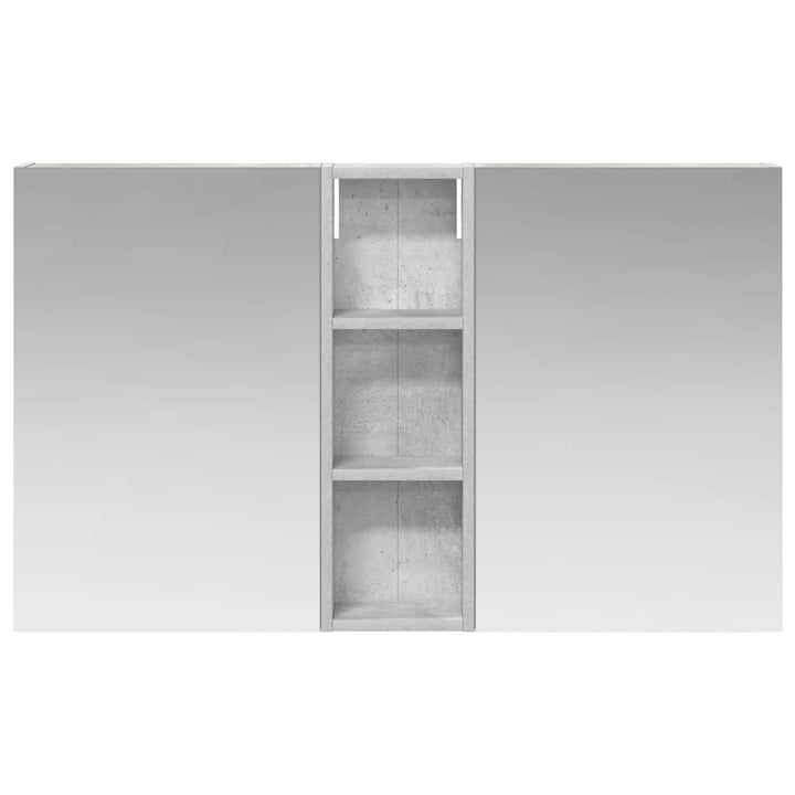 Badeværelsesskabsæt 3 stk. 100 x 10,5 x 60,5 cm Konstrueret træ