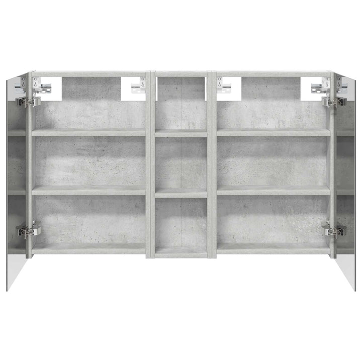 Badeværelsesskabsæt 3 stk. 100 x 10,5 x 60,5 cm Konstrueret træ