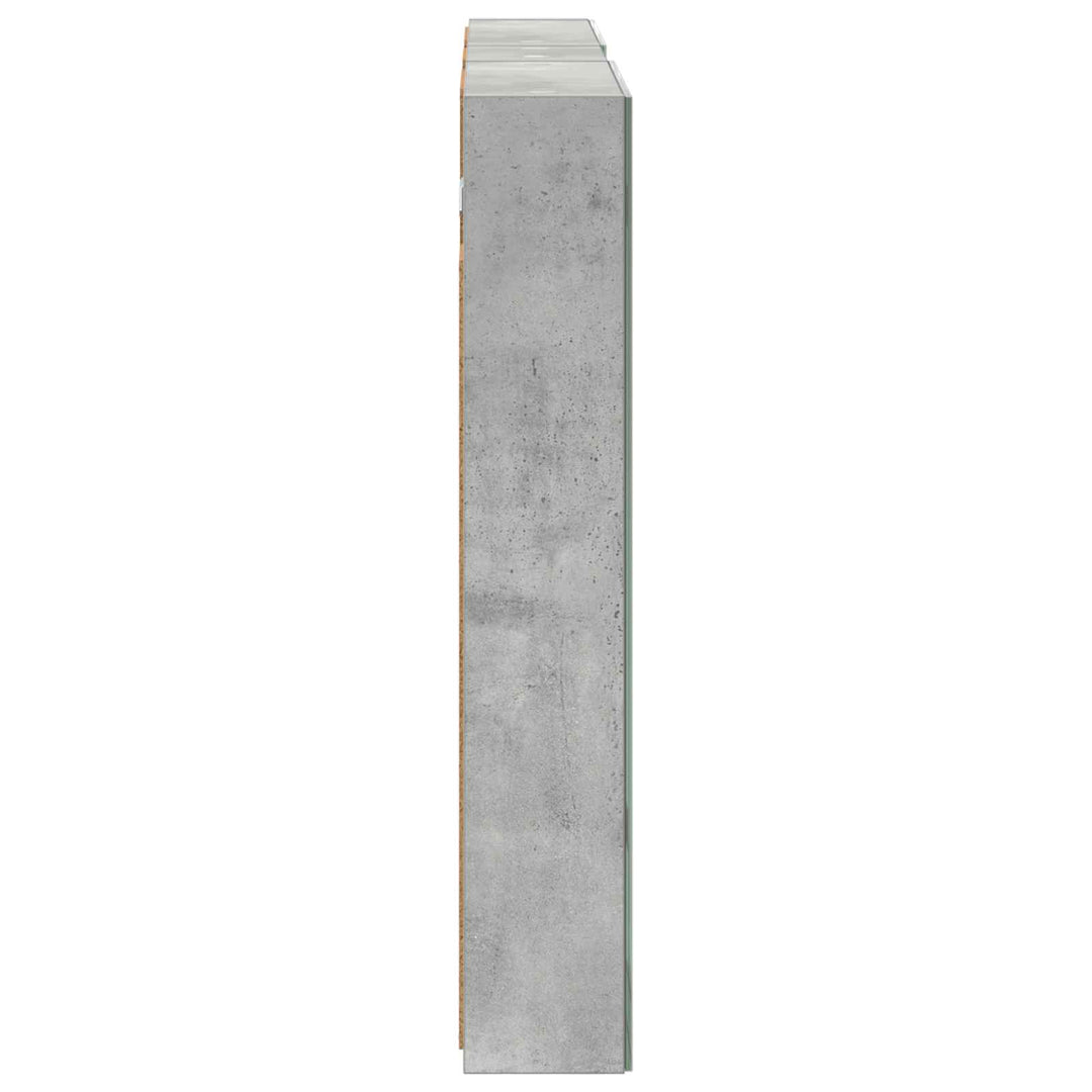 Badeværelsesskabsæt 3 stk. 100 x 10,5 x 60,5 cm Konstrueret træ