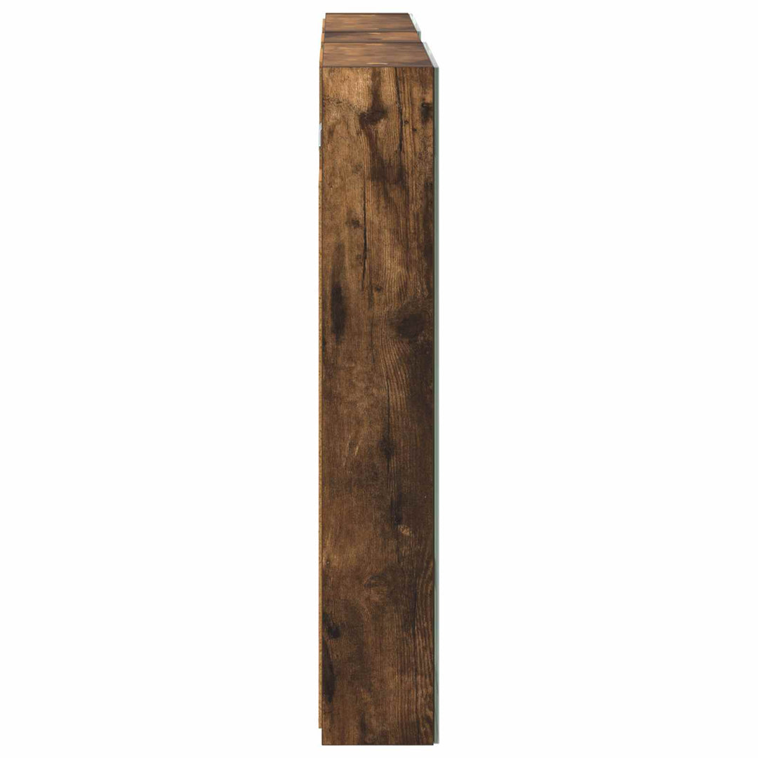 Badeværelsesskabsæt 3 pcs 100 x 10,5 x 60,5 cm Konstrueret træ