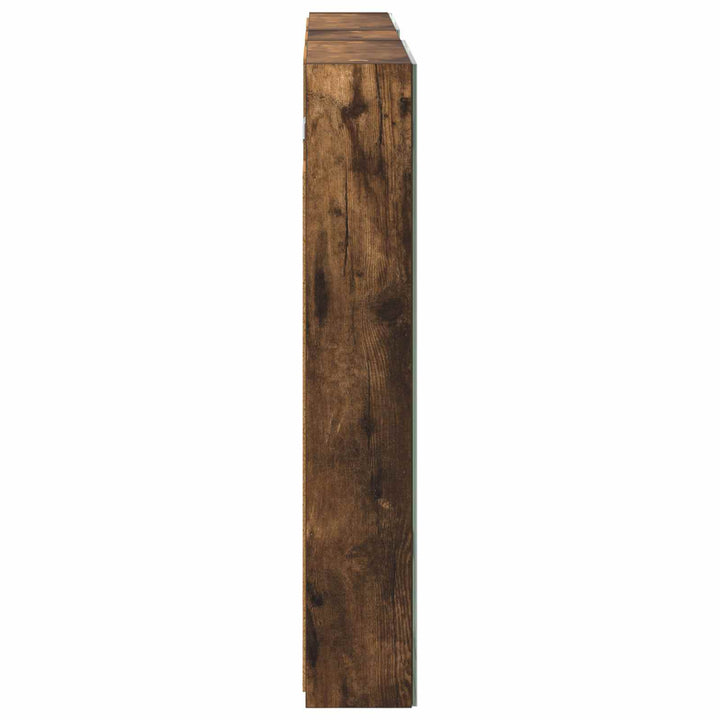 Badeværelsesskabsæt 3 pcs 100 x 10,5 x 60,5 cm Konstrueret træ
