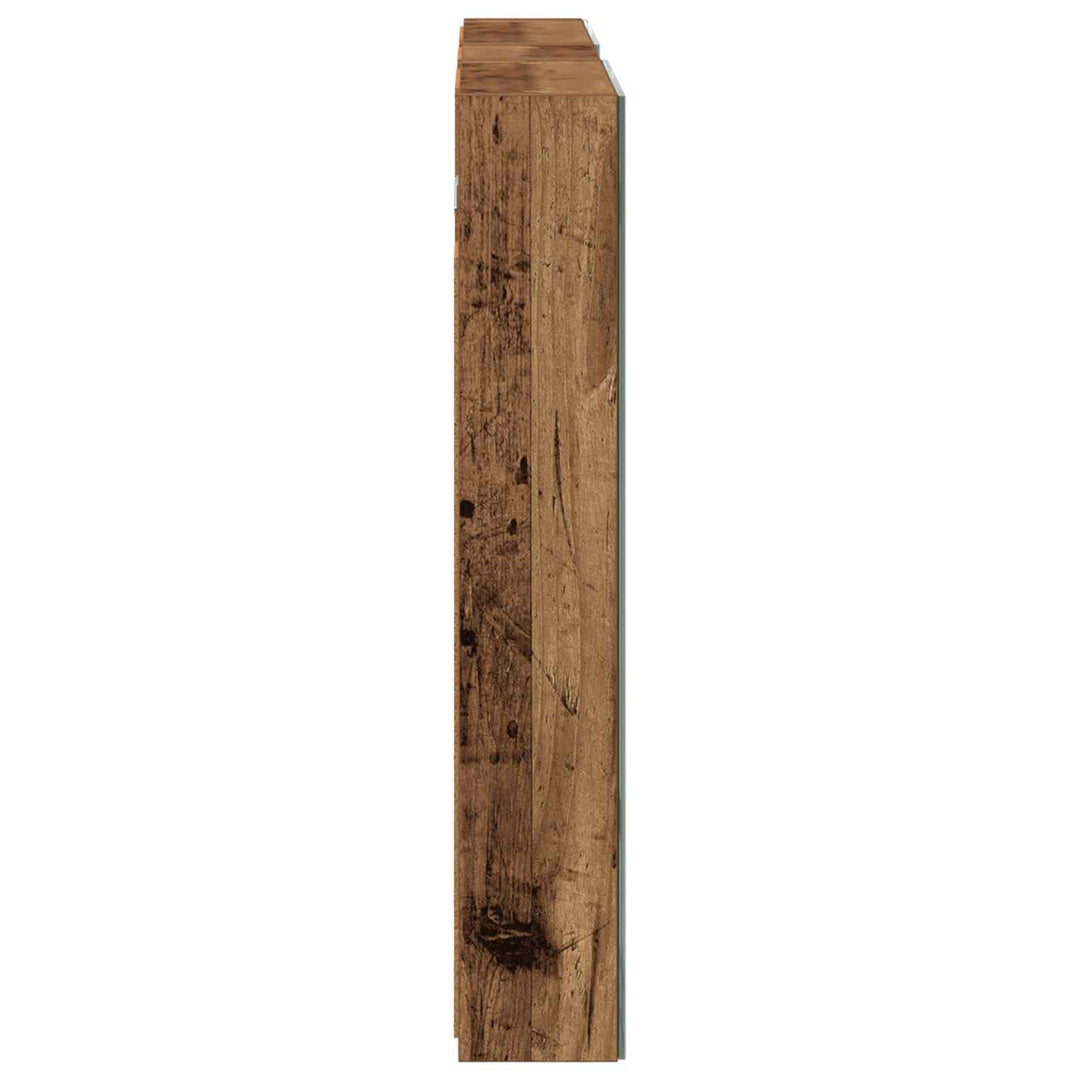 Badeværelsesskabsæt 3 pcs 100 x 10,5 x 60,5 cm Konstrueret træ
