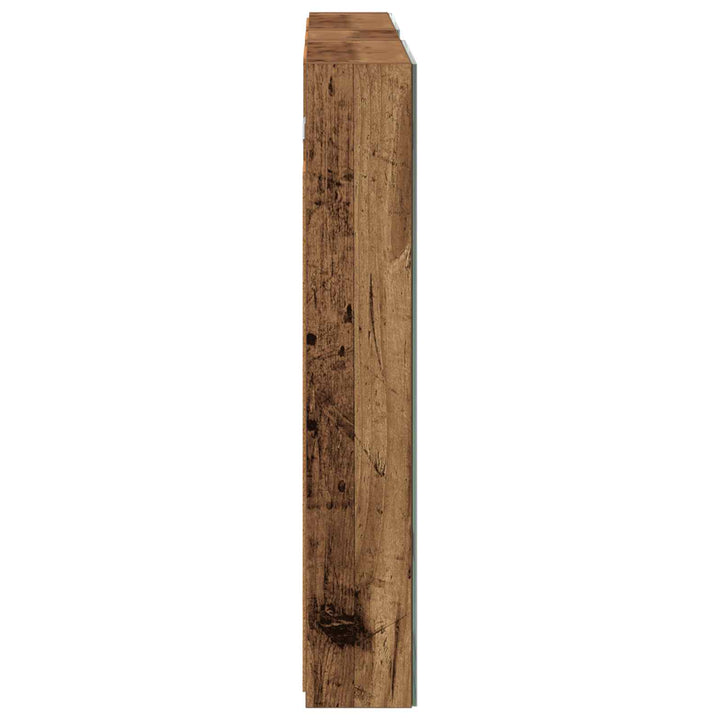 Badeværelsesskabsæt 3 pcs 100 x 10,5 x 60,5 cm Konstrueret træ