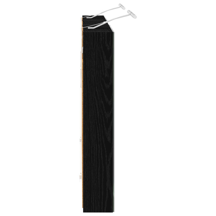 Badeværelsesskabsæt 3 pcs 100 x 10,5 x 60,5 cm Konstrueret træ