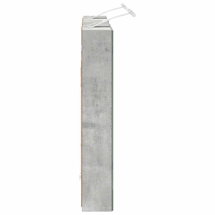 Badeværelsesskabsæt 3 stk. 100 x 10,5 x 60,5 cm Konstrueret træ