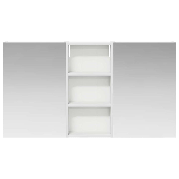 Badeværelsesskabsæt 3 pcs 110 x 10,5 x 60,5 cm Konstrueret træ