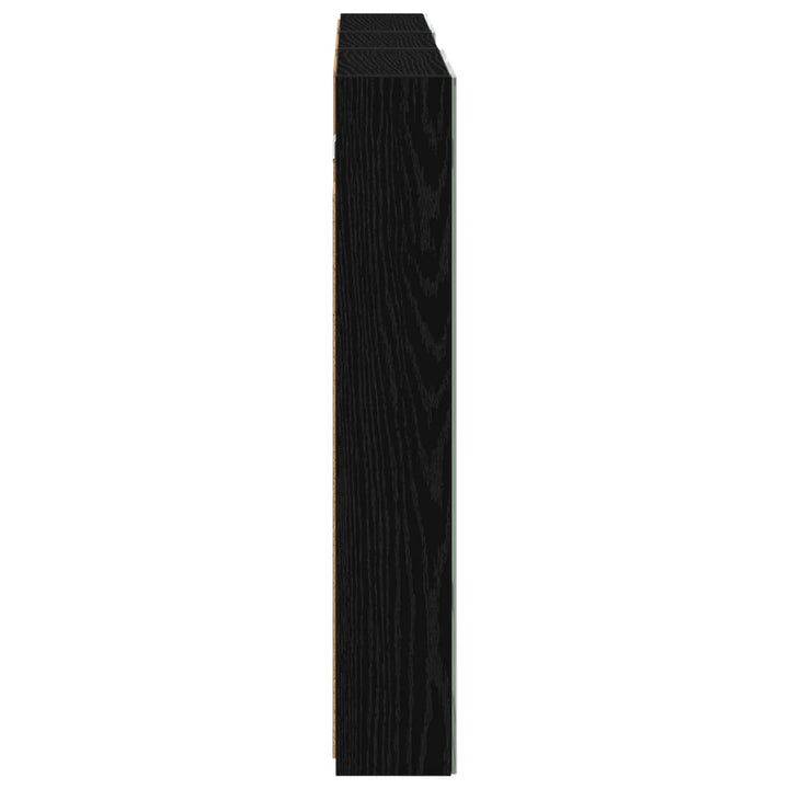 Badeværelsesskabsæt 3 stk. 110 x 10,5 x 60,5 cm Konstrueret træ