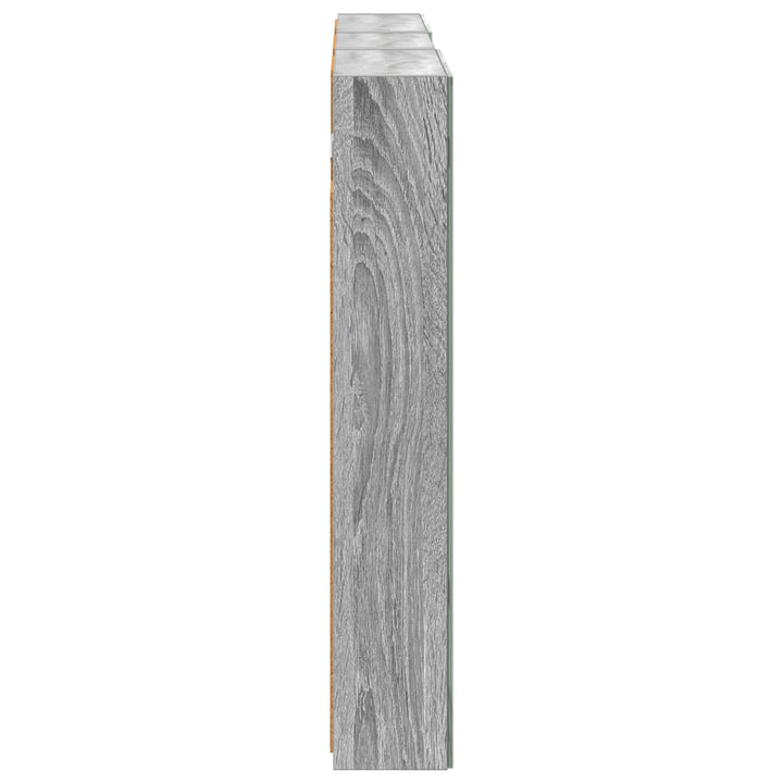 Badeværelsesskabsæt 3 pcs 110 x 10,5 x 60,5 cm Konstrueret træ