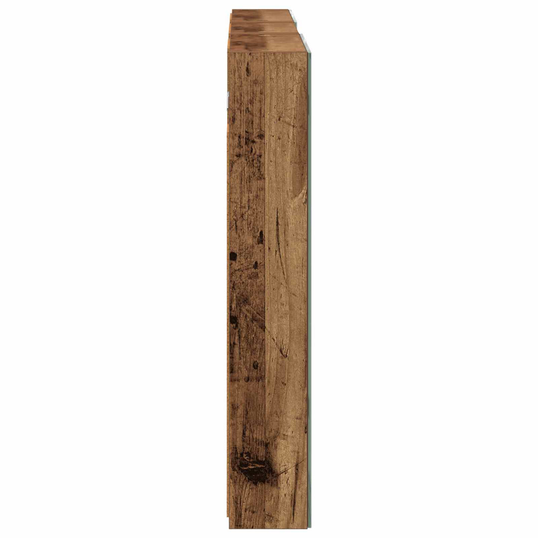 Badeværelsesskabsæt 3 pcs 110 x 10,5 x 60,5 cm Konstrueret træ
