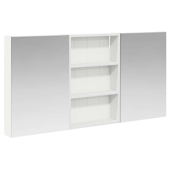 Badeværelsesskabsæt 3 pcs 120 x 10,5 x 60,5 cm Konstrueret træ