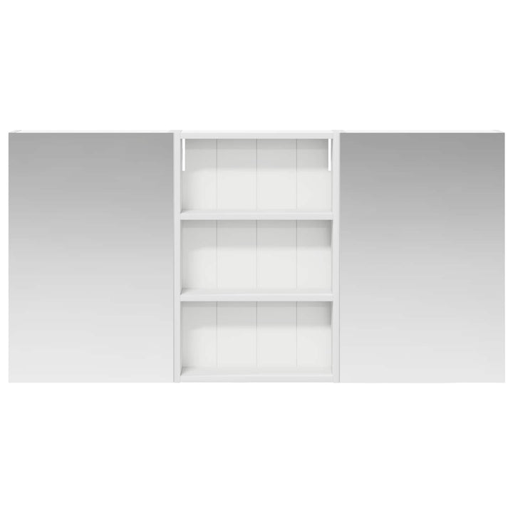 Badeværelsesskabsæt 3 pcs 120 x 10,5 x 60,5 cm Konstrueret træ