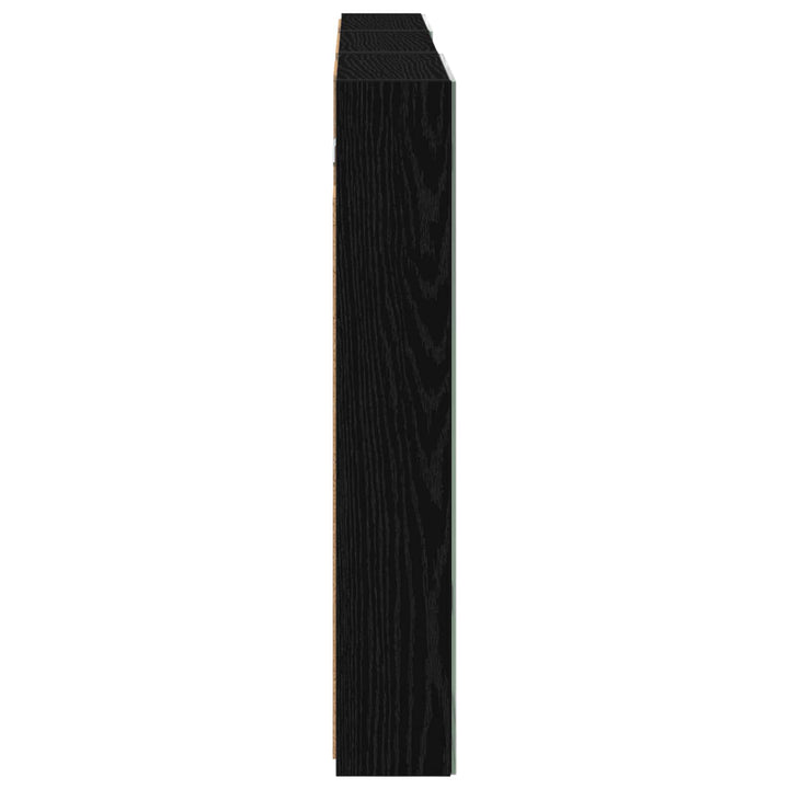 Badeværelsesskabsæt 3 stk. 120 x 10,5 x 60,5 cm Konstrueret træ