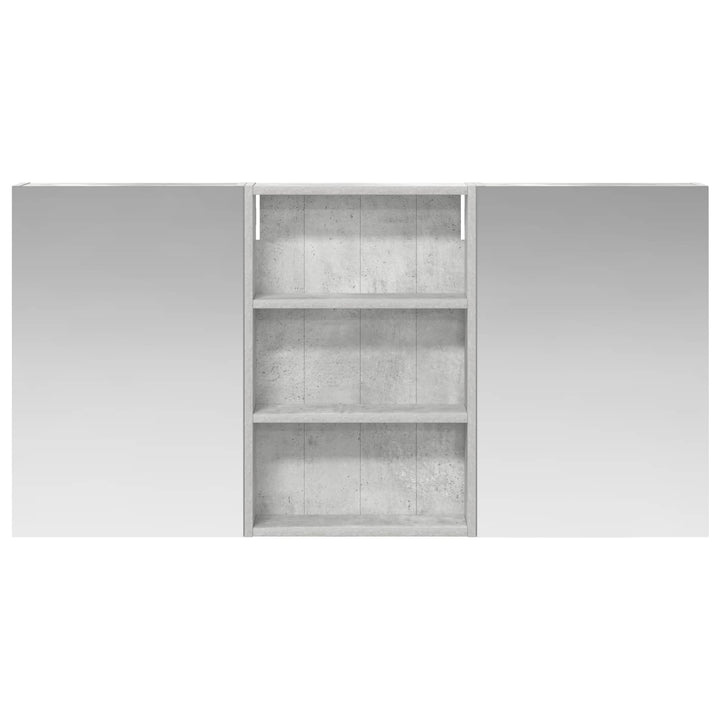 Badeværelsesskabsæt 3 pcs 120 x 10,5 x 60,5 cm Konstrueret træ