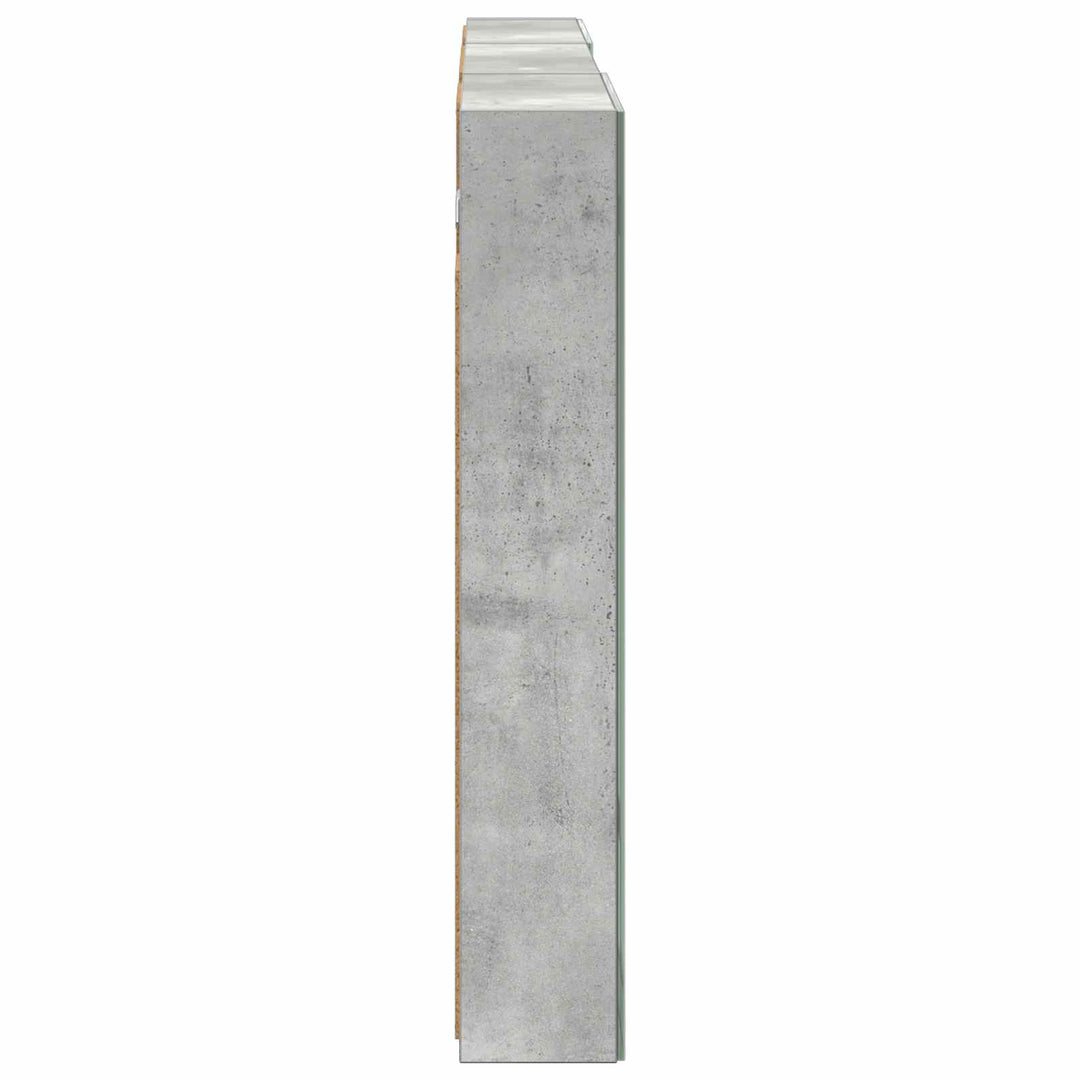 Badeværelsesskabsæt 3 pcs 120 x 10,5 x 60,5 cm Konstrueret træ