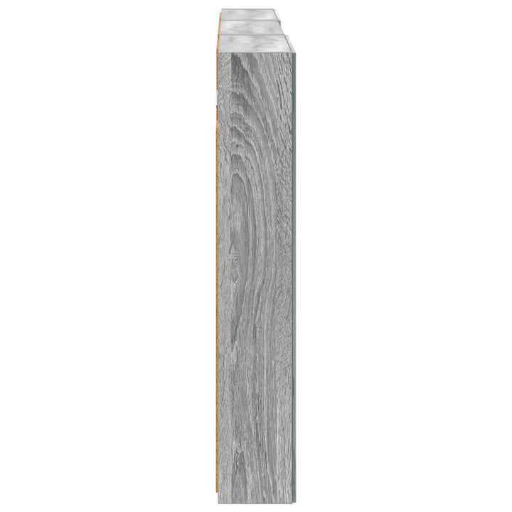Badeværelsesskabsæt 3 stk. 120 x 10,5 x 60,5 cm Konstrueret træ