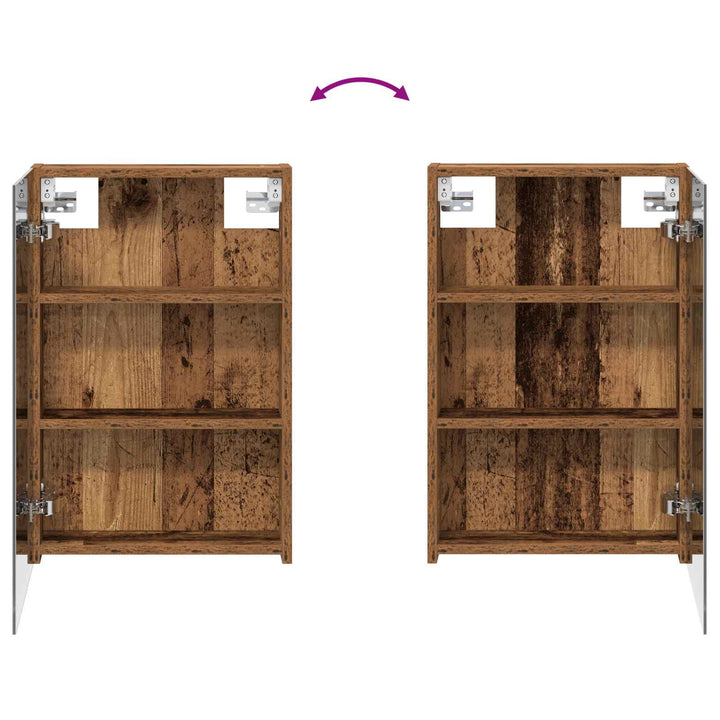 Badeværelsesskabsæt 3 pcs 120 x 10,5 x 60,5 cm Konstrueret træ