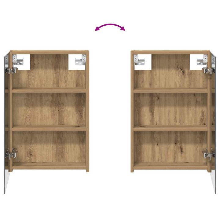 Badeværelsesskabsæt 3 pcs 120 x 10,5 x 60,5 cm Konstrueret træ