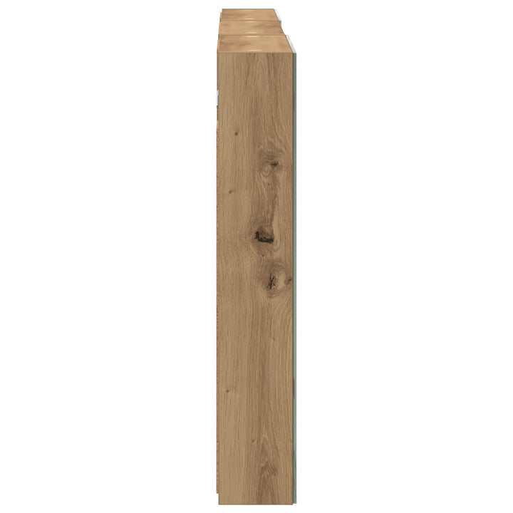 Badeværelsesskabsæt 3 pcs 120 x 10,5 x 60,5 cm Konstrueret træ