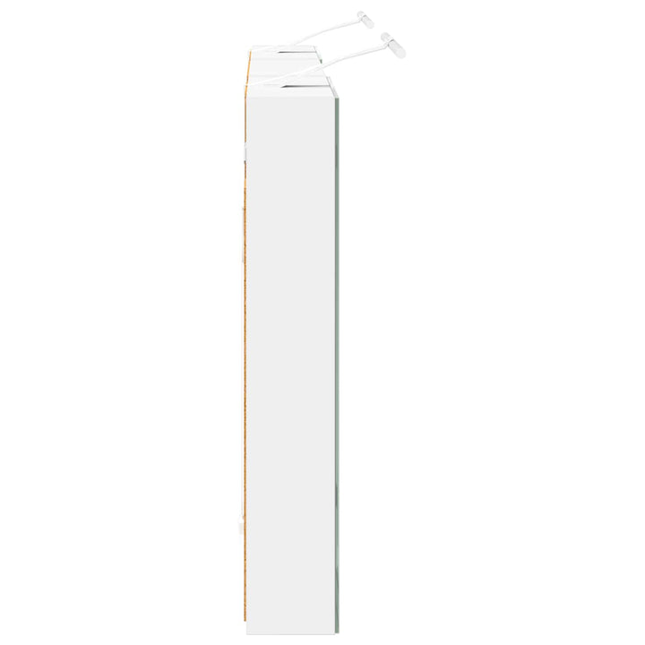 Badeværelsesskabsæt 3 stk. 120 x 10,5 x 60,5 cm Konstrueret træ