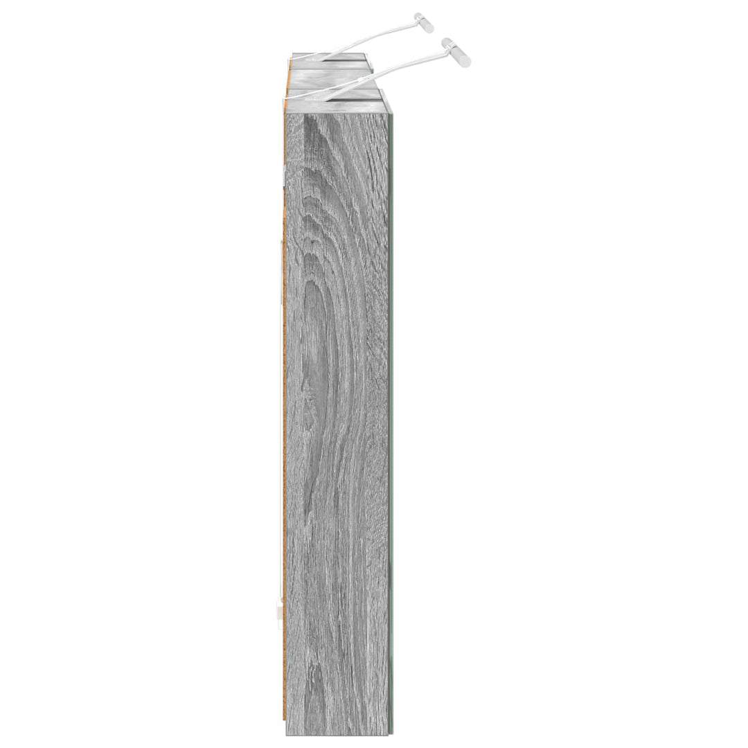 Badeværelsesskabsæt 3 pcs 120 x 10,5 x 60,5 cm Konstrueret træ