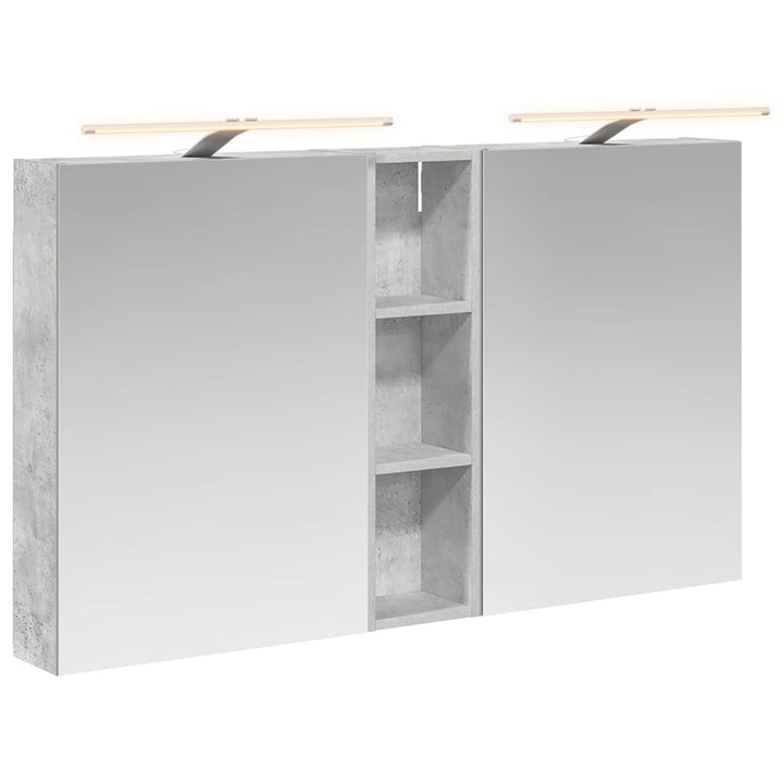 Badeværelsesskabsæt 3 pcs 120 x 14,5 x 70 cm Konstrueret træ