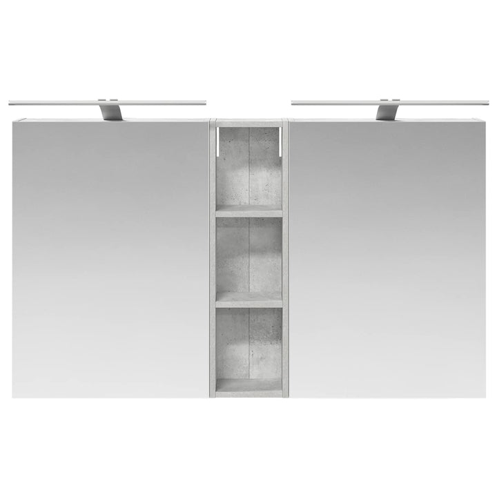 Badeværelsesskabsæt 3 pcs 120 x 14,5 x 70 cm Konstrueret træ