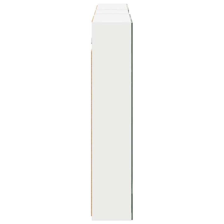 Badeværelsesskabsæt 3 pcs 130 x 14,5 x 70 cm Konstrueret træ