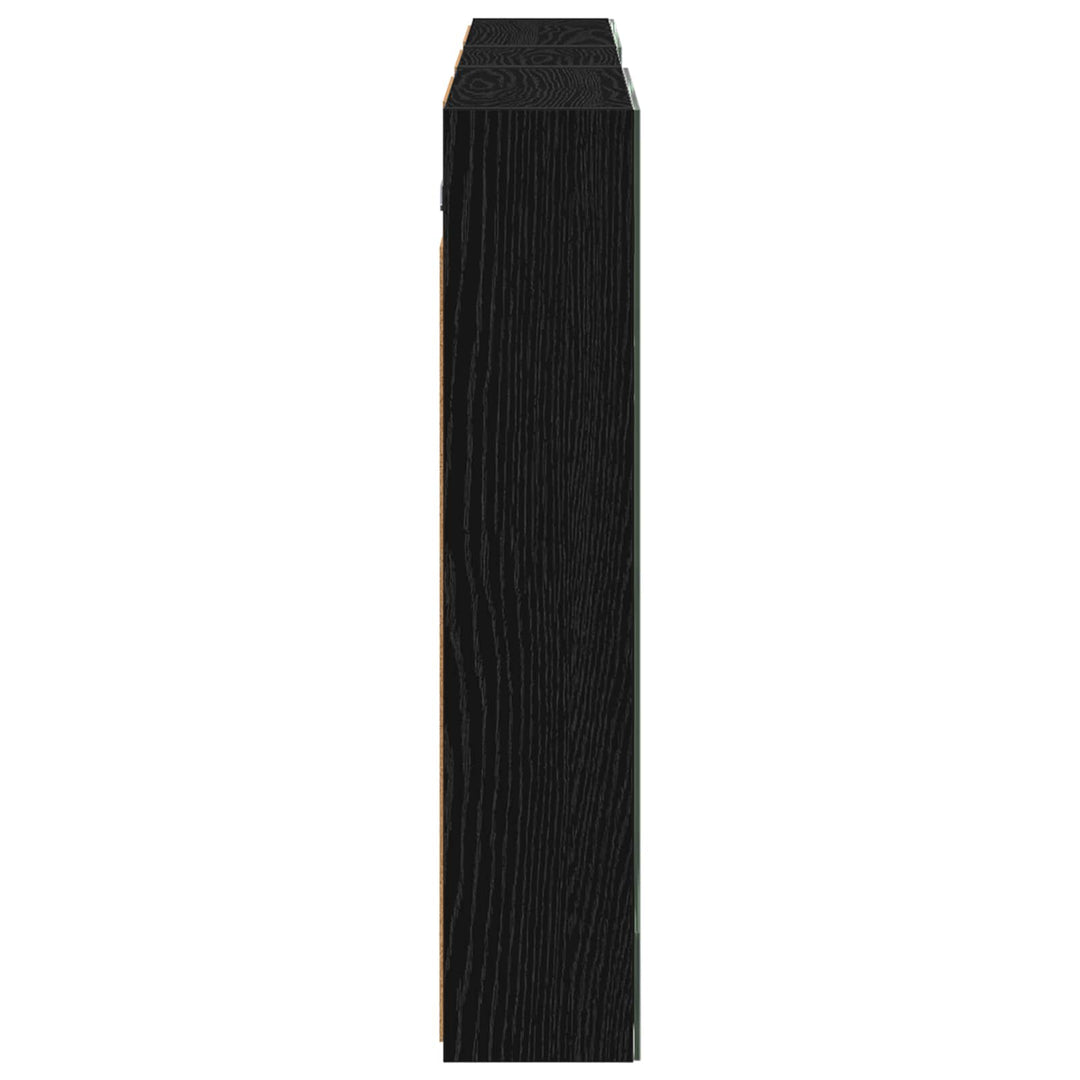 Badeværelsesskabsæt 3 pcs 130 x 14,5 x 70 cm Konstrueret træ