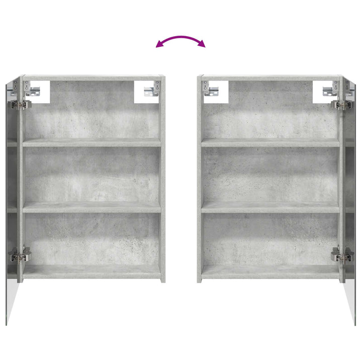 Badeværelsesskabsæt 3 pcs 130 x 14,5 x 70 cm Konstrueret træ