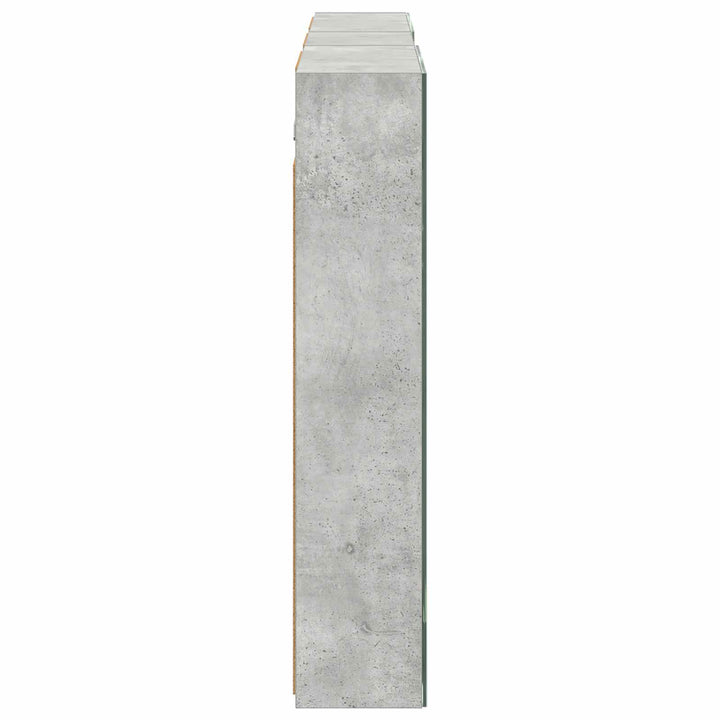 Badeværelsesskabsæt 3 pcs 130 x 14,5 x 70 cm Konstrueret træ