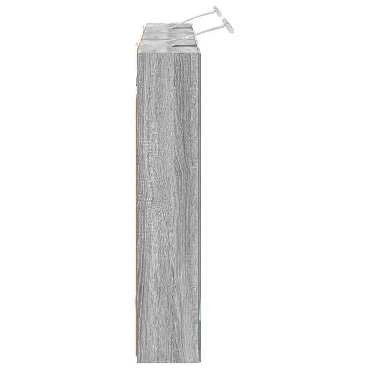 Badeværelsesskabsæt 3 pcs 130 x 14,5 x 70 cm Konstrueret træ