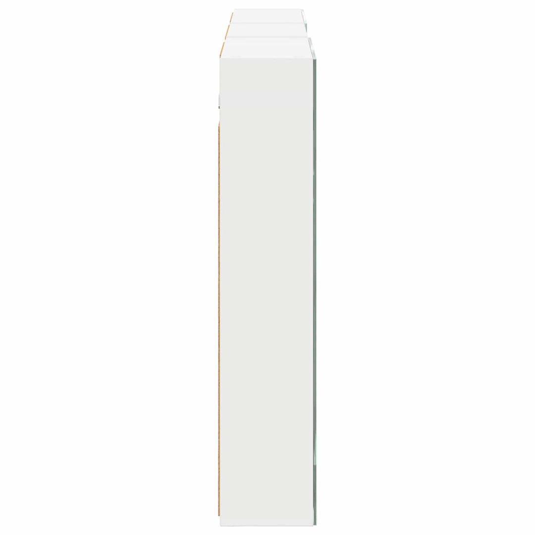 Badeværelsesskabsæt 3 pcs 140 x 14,5 x 70 cm Konstrueret træ