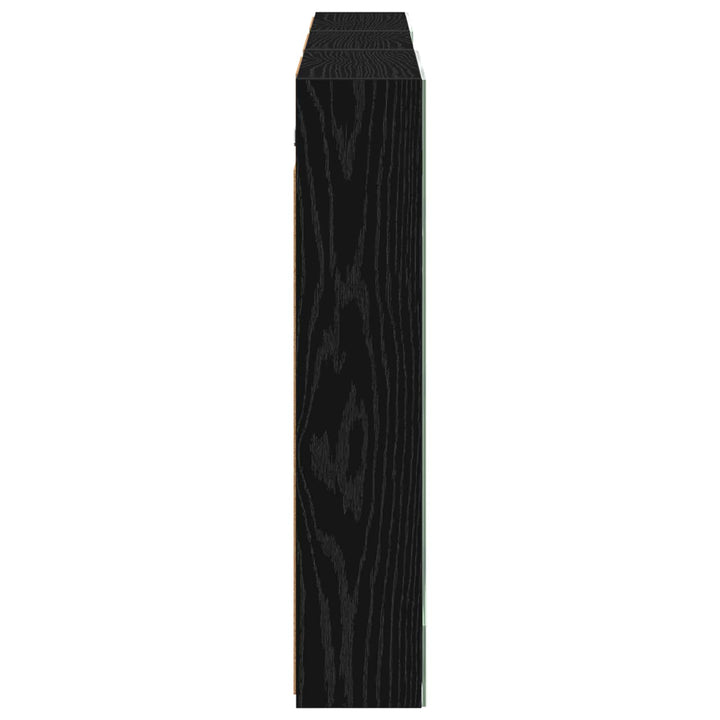 Badeværelsesskabsæt 3 pcs 140 x 14,5 x 70 cm Konstrueret træ