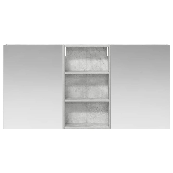 Badeværelsesskabsæt 3 pcs 140 x 14,5 x 70 cm Konstrueret træ