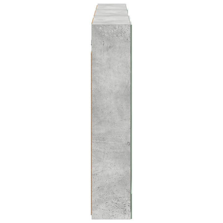 Badeværelsesskabsæt 3 pcs 140 x 14,5 x 70 cm Konstrueret træ