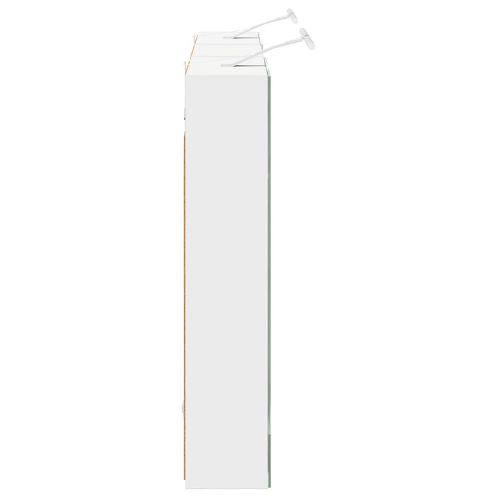 Badeværelsesskabsæt 3 pcs 140 x 14,5 x 70 cm Konstrueret træ